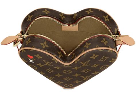 lv heart shaped bag|Lv monogram vernis.